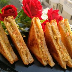 Mayonnaise sandwich A picture of Mayonnaise sandwich.