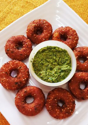 A picture of Sago Vada.