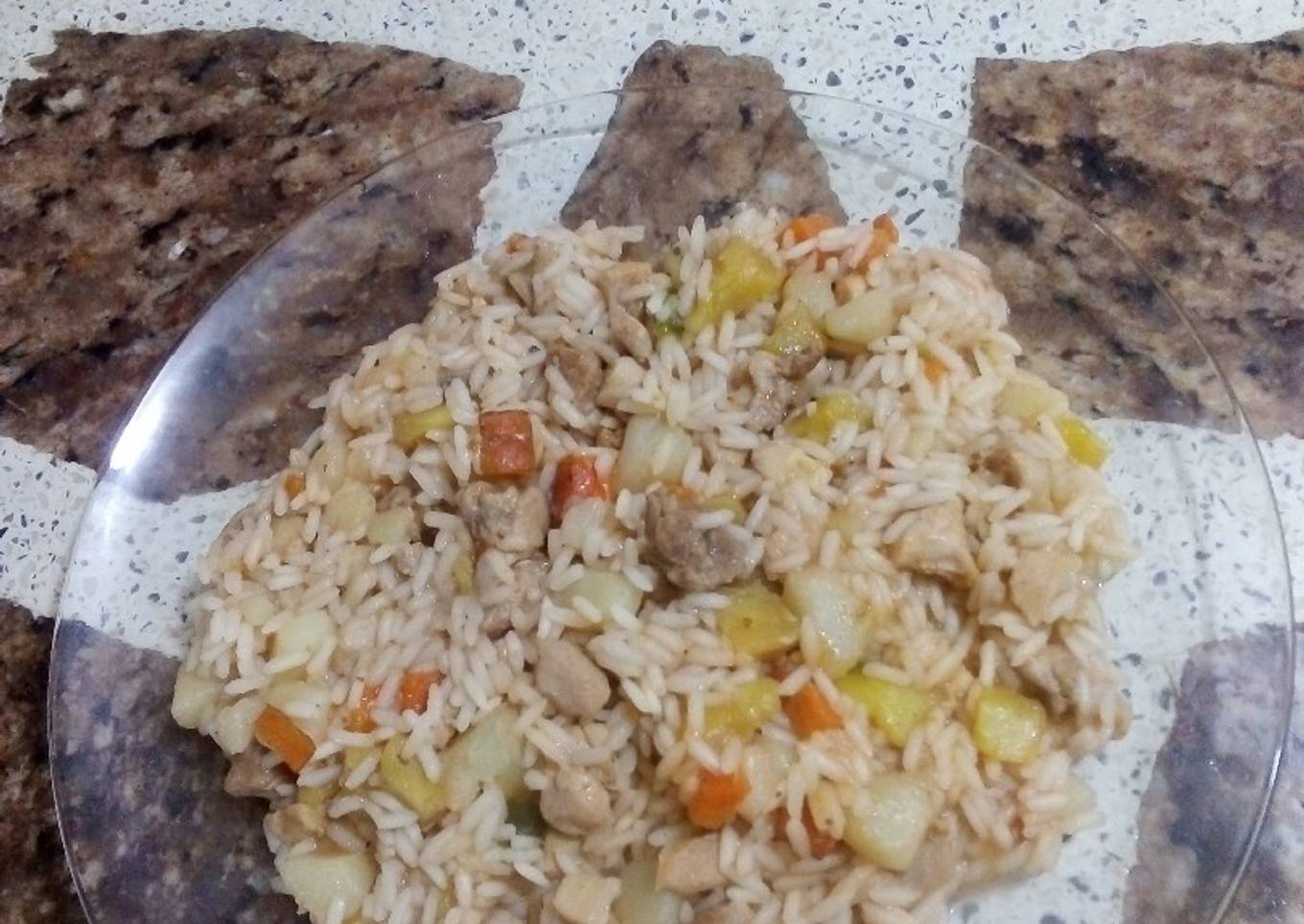 Guiso exprés de arroz