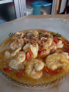 Foto resep Udang Asam Manis Pedas