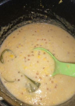 Foto resep Bubur jagung + sagu mutiara