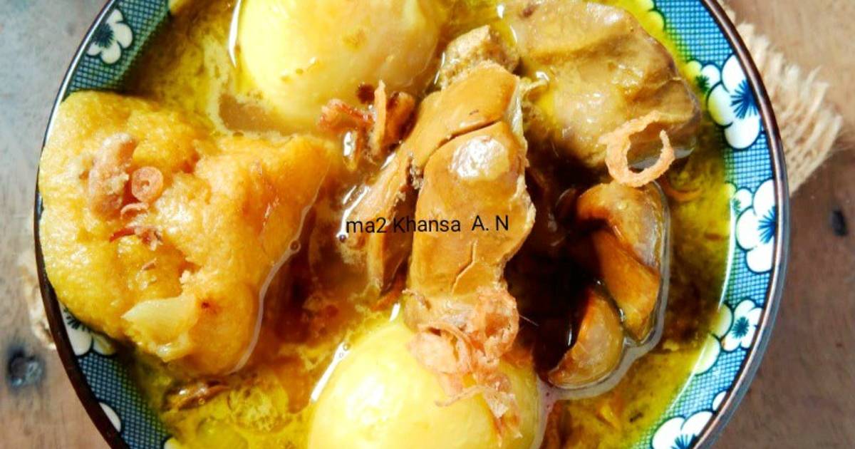 Resep Opor Telur, Tahu, Hati Ayam Dijamin Nikmat dan Mudah
