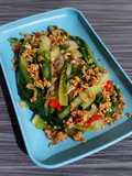 Tumis Sawi Keriting (Samhong) Bawang Putih