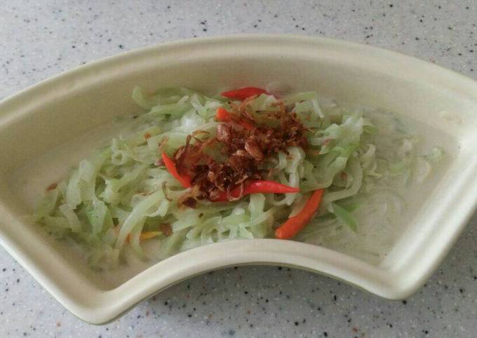 Resep Sayur Labu Siam atau Jangan Jipang (side dishes sego liwet) oleh