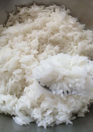 Una foto de Arroz en microondas