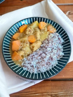 Foto resep Chicken Curry Rice