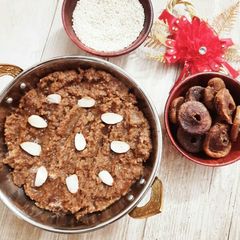 A picture of Til, Fig & Gur Halwa.