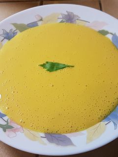 Una foto de Crema de calabaza