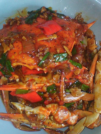 Cara Mudah Membuat Resep Kepiting saus Lada Hitam (Simple Rules) yang Lezat Anti Ribet, Lezat