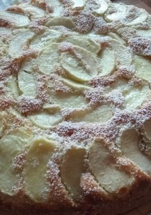 Una foto de Torta de manzana
