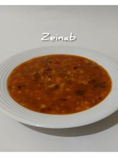 عکسی از دستور سوپ جو پرک