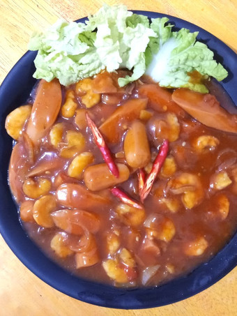 Anti Ribet, Memasak Udang + Sosis asam pedas manis Ekonomis Untuk Dijual