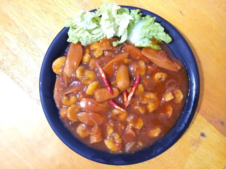 Anti Ribet, Memasak Udang + Sosis asam pedas manis Ekonomis Untuk Dijual