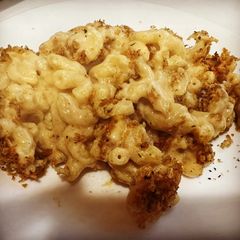 A picture of Homemade Baked Mac and Cheese.