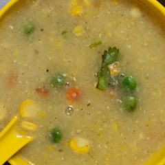 Sweetcorn soup A picture of Sweetcorn soup.