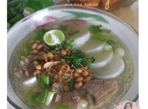 Foto resep Soto Bandung (soto daging sapi) kuah bening seger