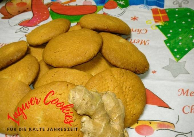 Hot Cookies - Ingwer Cookies, für die kühle Jahreszeit