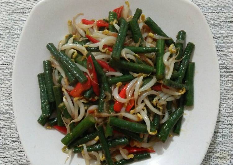 Tumis Tauge Kacang Panjang