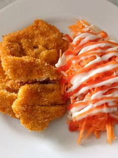 Foto resep Chicken katsu dengan salad ala hokben