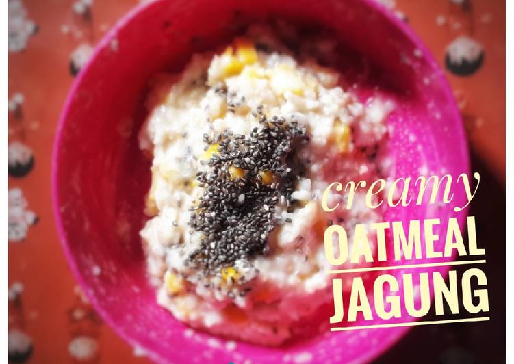  Resep  Creamy Oatmeal  Jagung  mpasi 10 bulan oleh Nurellah 