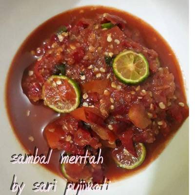 Resep Sambal Mentah Oleh Sari Milly Cookpad