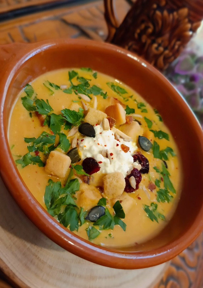 Una foto de The Legend of Zelda: Yeto's Superb Soup // Crema de calabaza aromática ✨