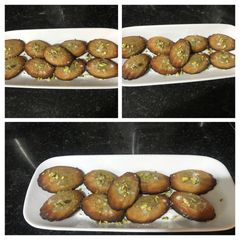 A picture of Orange, Cinnamons, Lemon, Coconut & Hazelnut Madeleines (French).