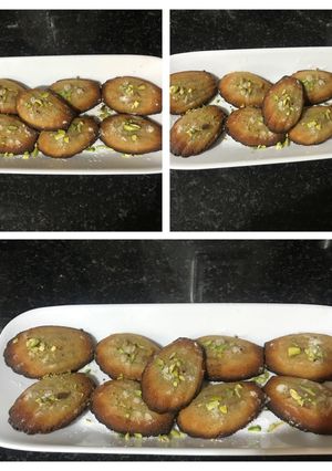 A picture of Orange, Cinnamons, Lemon, Coconut & Hazelnut Madeleines (French).