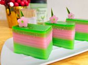 Gambar kue lapis terigu dan kanji