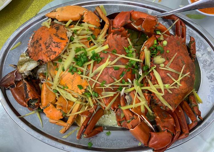 Easiest Way to Prepare Homemade Steam Crab 蒸螃蟹