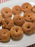 Biscotti con esubero del lievito, zucca e gocce di cioccolato