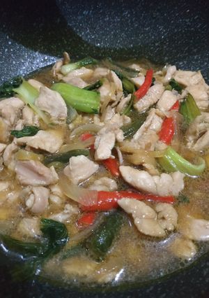 Foto resep Cah Ayam Pokcoy