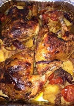 صورة لوصفة صينية دجاج بالبطاطس
