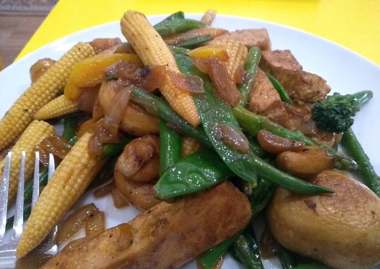 Recipe of Homemade Tofu and Vegetables