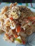 Tallarines de arroz estilo Thai