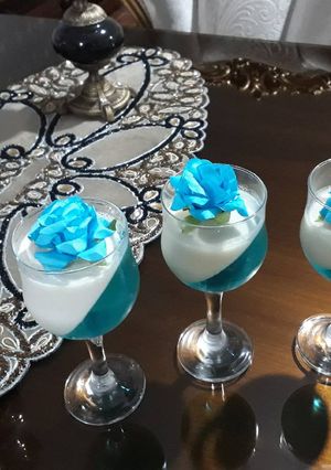 عکسی از دستور ژله دو رنگ