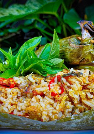 Foto resep Nasi Bakar Telur Ayam Peda ala Chef Muhammad