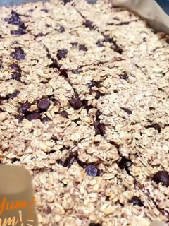 Foto de Aveia com Chocolate e Manteiga de Amendoim
