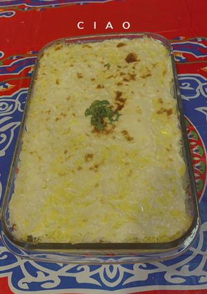 صورة لوصفة صينيه الرز بدجاج