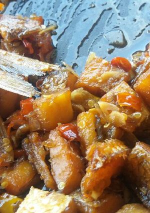 Foto resep Asem Asem Ikan Asin Pedas Manis