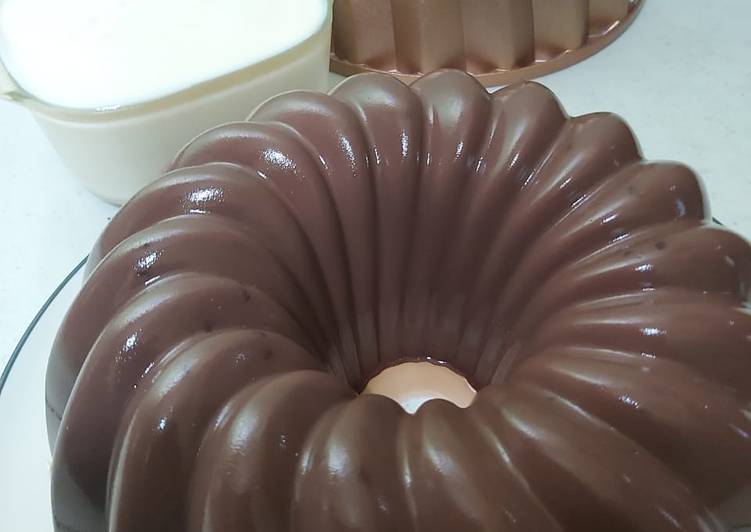 Bumbu 69. Puding Coklat Vla Vanilla | Resep Bumbu 69. Puding Coklat Vla Vanilla Yang Enak dan Simpel