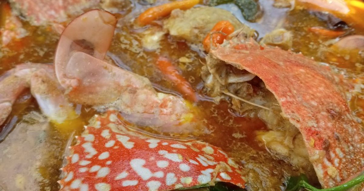 Kare Kepiting,udang&kerang pedas