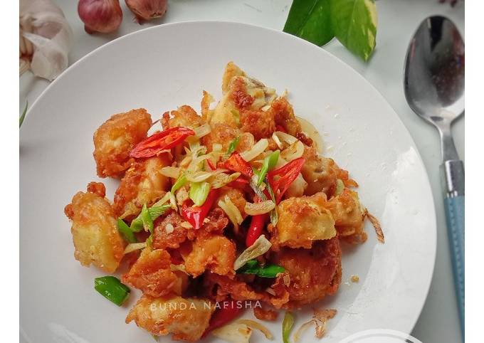 Ayam Popcorn Goreng Bawang