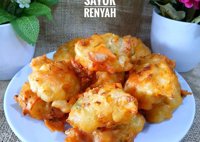 Resep Bakwan Sayur Renyah Resep Bakwan Sayur Renyah