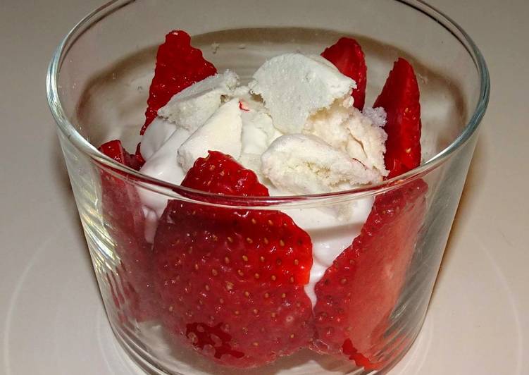 Comment pour faire Parfait Pavlova en verrine (vegan)