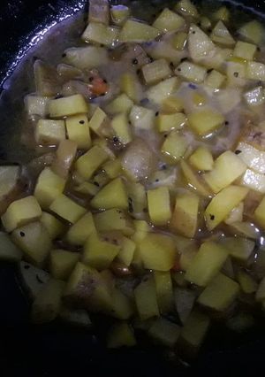 A picture of Potato curry.