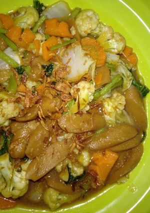 Foto resep Capcay Goreng sosis