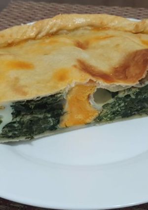Una foto de Pascualina con masa casera