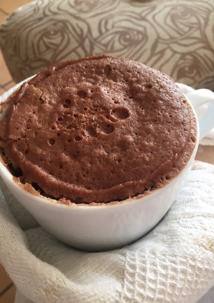 Una foto de Bizcocho a la taza de Nutella
