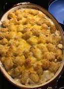 Bacon Cheeseburger Tot Casserole